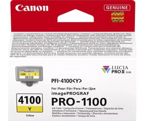 Cartucho canon pfi - 4100y amarillo