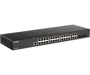 D-LINK SWITCH 24 PUERTOS 10/100/1Gbit w/4 Combo 1000BaseT/SFP