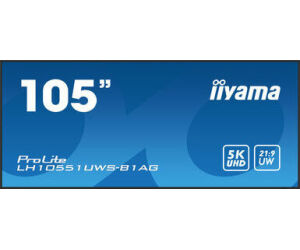 iiyama LH10551UWS-B1AG pantalla de señalización Pantalla plana para señalización digital 2,66 m (104.7") LED 500 cd / m² UltraWide Full HD Negro 24/7