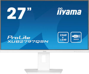 iiyama ProLite XUB2797QSN-W1 pantalla para PC 68,6 cm (27") 1920 x 1080 Pixeles Full HD LED Blanco