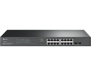 TP-Link TL-SG2218P switch L2/L2+ Gigabit Ethernet (10/100/1000) Energía sobre Ethernet (PoE) 1U Negro