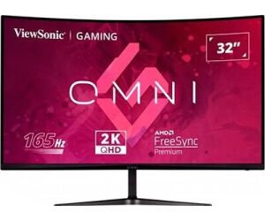 Monitor Viewsonic 32" Gaming Curvo 32" 165hz Qhd Multi Dp 2xhdmi