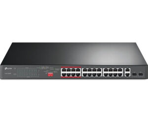 Switch TP-Link TL-SL1226P 26 Puertos/ RJ-45 10/100/1000 PoE/ SFP