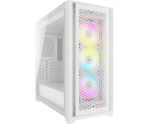 Caja Semitorre Atx 5000d Rgb Airflow Tg White Corsair