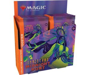 Juego de cartas collector booster wizards of the coast magic the gathering midnight hunt 12 sobres ingles