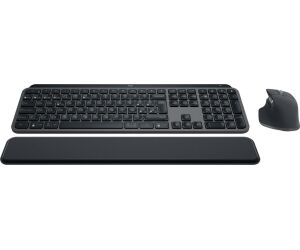 Teclado + raton logitech mx keys s combo inalambrico grafito espaol