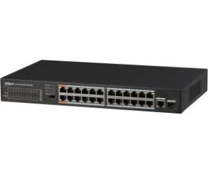 (dh-pfs3125-24et-190) Dahua Switch Poe 24 Puertos + 1 Gigabit Combo Rj45/sfp