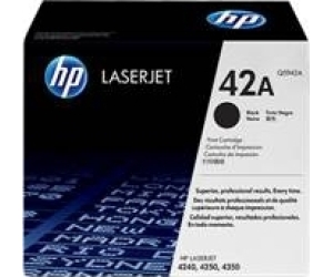 Toner hp q5942a 42a 10000 pag para hp 4250 4350 negro