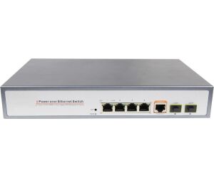 Switch galgus g - sw - m4p2s 4 puertos poe 1 puerto gigabit ethernet 2 puertos sfp