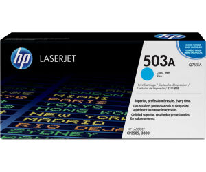 Toner hp cian q7581a 6000 pag. laser jet cp3505 - 3800