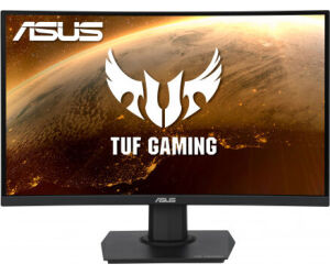 Monitor Gaming Curvo Asus TUF Gaming VG24VQE 23.6"/ Full HD/ 1ms/ 165Hz/ VA/ Negro