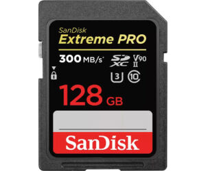 SanDisk Extreme PRO 128 GB SDXC UHS-II Clase 10