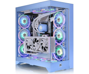 Caja Thermaltake Cte E600 Mx Hydrangea Blue Argb Atx 2xusb 3.0 Sin Fuente Azul