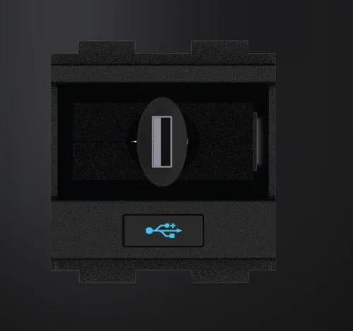 Crestron Gravity Cable Retractor For Ft2 Series, USB-A To USB-B, USB 2.0, 8 Ft (2.4 M) (Ft2A-Cblr-Gr-USB) 6508374