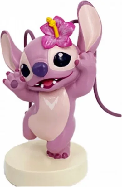 Figura enesco disney lilo y stitch -  angel con flor