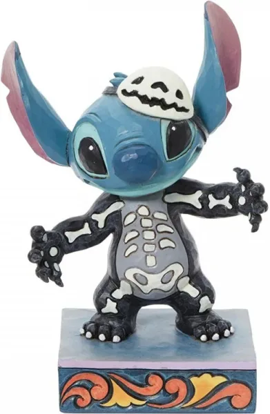 Figura enesco disney stitch traje de esqueleto