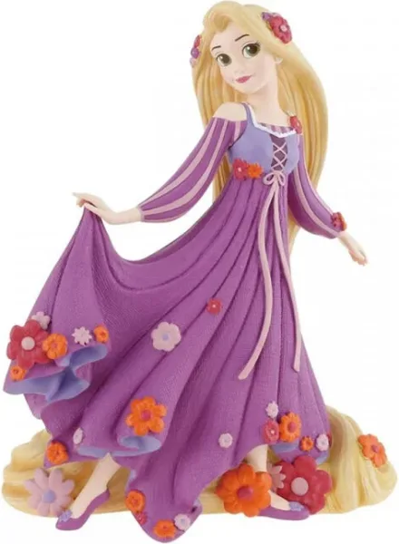 Figura decorativa enesco disney rapunzel floreada