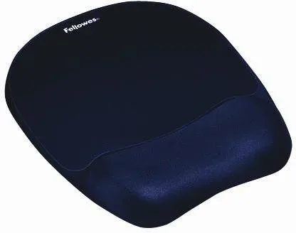 Alfombrilla con Reposamuñecas Memory Foam Azul Fellowes 9172801