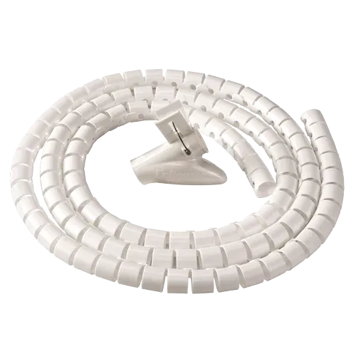 Fellowes CableZip Piso Tubo flexible para protección de cables Blanco 1 pieza(s)