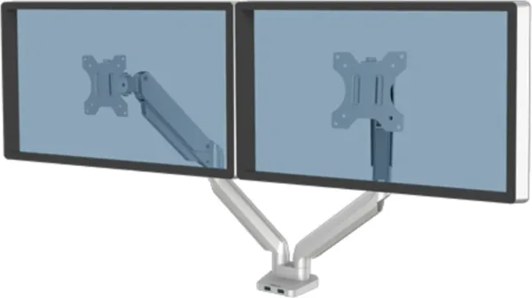 Soporte mesa fellowes 2 brazos hasta 32 pulgadas 100x100 max 16kg
