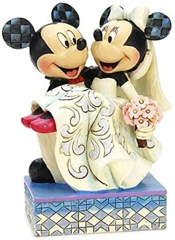 Figura enesco disney mickey & minnie boda