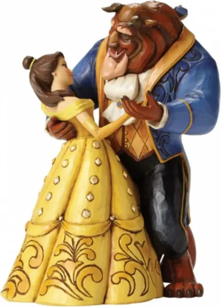 Figura enesco disney la bella y la bestia bella & bestia 25 aniversario