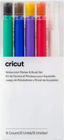 Cricut 2009979 marcador 8 pieza(s) Negro, Azul, Verde, Naranja, Púrpura, Rojo, Amarillo