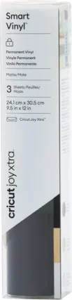 Cricut Joy Xtra Smart Vinyl Lámina de vinilo de transferencia térmica Vinilo de termotransferencia liso 3 hojas