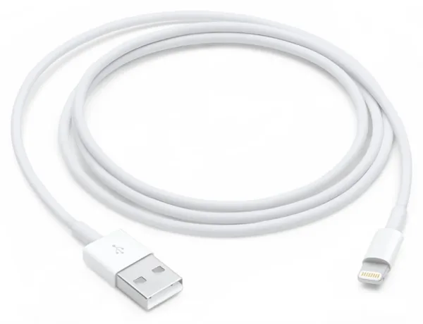 Cable Apple Lightning To USB Blanco 1M
