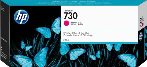 HP Cartucho de tinta DesignJet 730 magenta de 300 ml