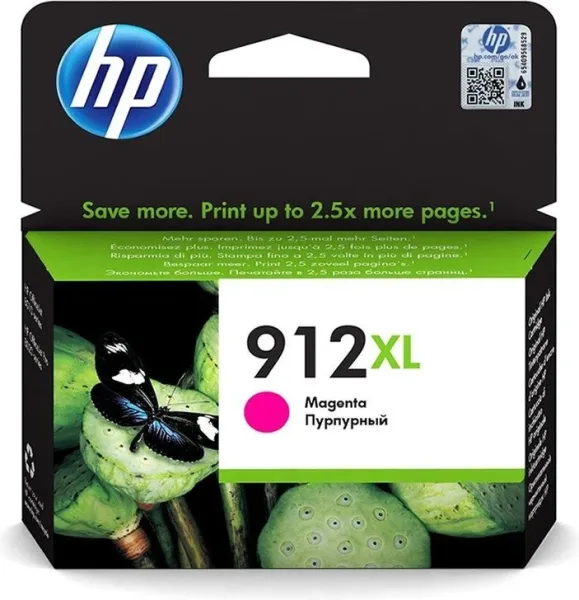 Hp Cartucho Tinta 912Xl Magenta Oj 8022 (3Yl82Ae)