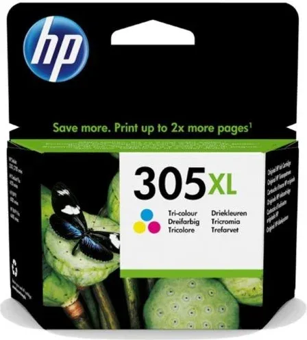 Cartucho de Tinta Hp Nº 305Xl Tricolor (3Ym63Ae)