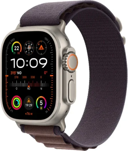 APPLE WATCH ULTRA 2 CAJA TITANIO GPS+CELL 49mm CORREA LOOP INDIGO ALPINE TALLA S
