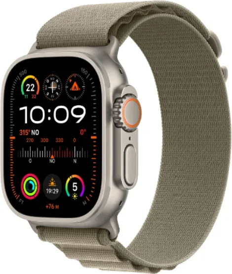 APPLE WATCH ULTRA 2 CAJA TITANIO GPS+CELL 49mm CORREA LOOP OLIVE ALPINE TALLA M