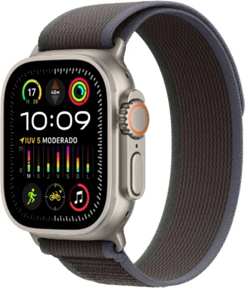 APPLE WATCH ULTRA 2 CAJA TITANIO GPS+CELL 49mm CORREA LOOP BLUE/BLACK TRAIL M/L