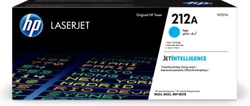 HP Cartucho de tóner Original LaserJet 212A cian