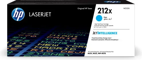 HP Cartucho de tóner Original LaserJet 212X cian de alta capacidad