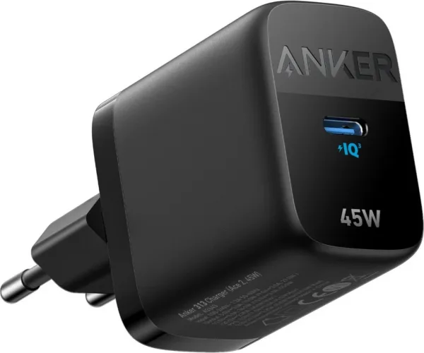 Cargador Anker 313 45W Negro