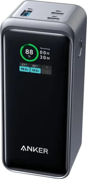CARGADOR PARED ANKER PRIME 200W 20.000mAh NEGRO