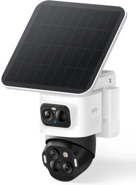 Camara Vigilancia Eufy Solocam S4 4K Triple Lente 180 360 Grados