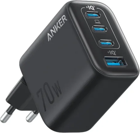 Cargador de Pared Anker Zolo 70W 4 Puertos Pd 3.0
