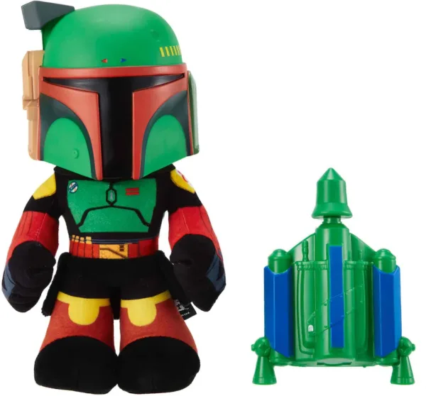 Peluche mattel star wars the book of boba fett boba fett