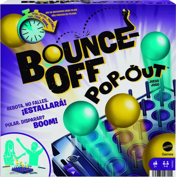 Juego de mesa mattel bounce off pop - out!