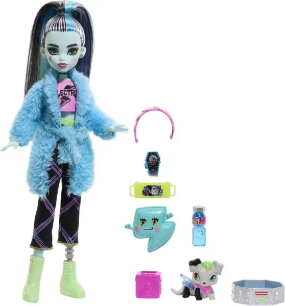 Muñeca mattel monster high fiesta de pijamas frankie stein