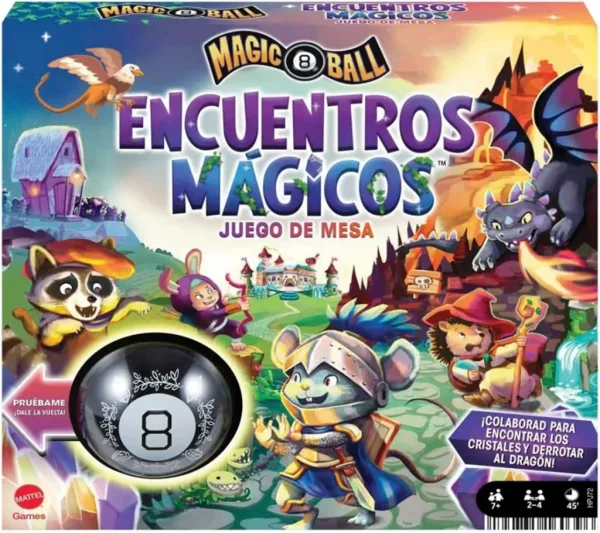Juego de mesa mattel bola 8 encuentros mágicos