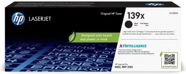 HP LaserJet Cartucho de Tóner Original 139X negro de alta capacidad