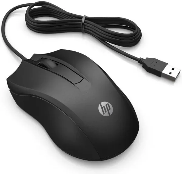 HP Ratón con cable 100