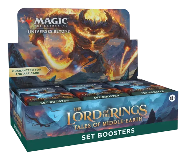 Caja de cartas magic the gathering set boosters the lord of the rings 30 unidades inglés