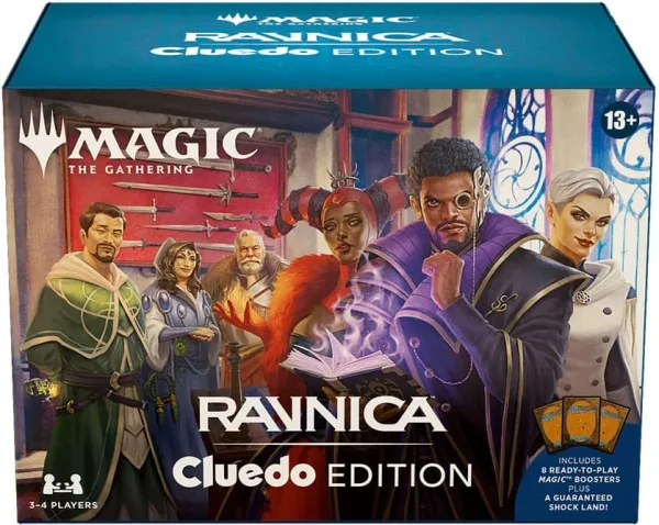 Caja de cartas magic the gathering ravnica cluedo edition inglés