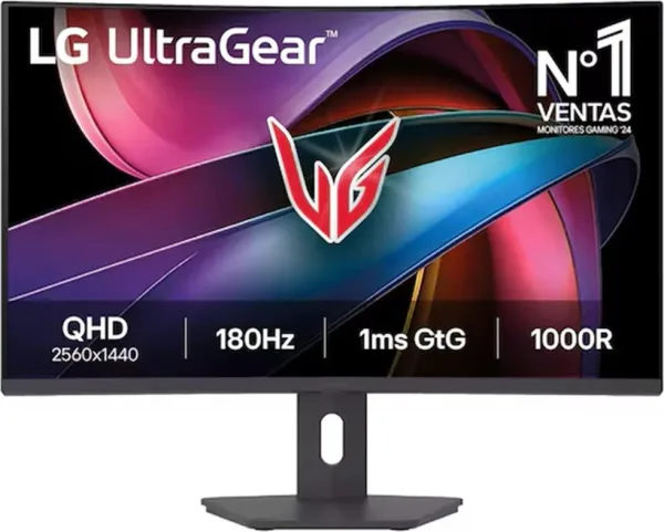 Monitor curvo gaming lg 32g600a - b 32 pulgadas QHD 180hz